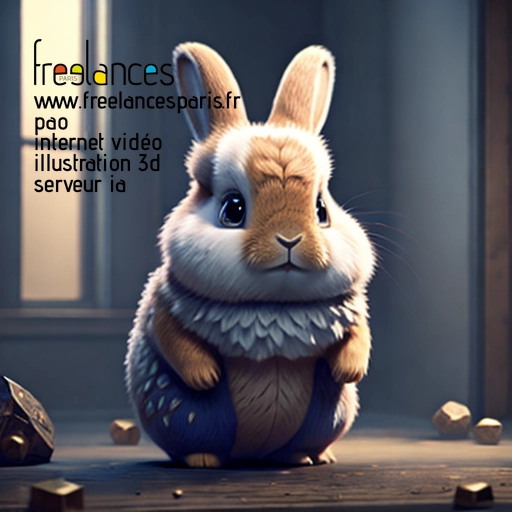 Pao internet vidéo illustration 3d serveur intelligence générative freelance paris studio de création 5T1TQNR1